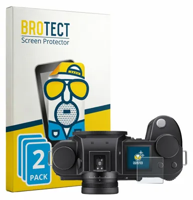 Produktbild von 2x BROTECT Schutzfolie für Leica SL3-P (Schulterdisplay) Displayschutz Displayschutzfolie Folie Matt Entspiegelungsfolie