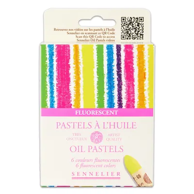 Immagine prodotto di Set di pastelli a olio Sennelier - Fluorescenti - con 6 pastelli a olio N132519.62