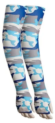Immagine prodotto di Maniche protettive unisex, protezione UV, effetto rinfrescante, lunghezza 53 cm, tessuto: poliestere/Spandex, motivo: cielo stellato camouflage
