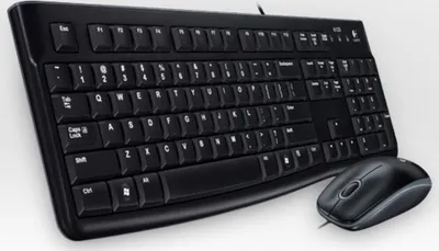 Immagine prodotto di Set tastiera e mouse Logitech MK120 cablato nero