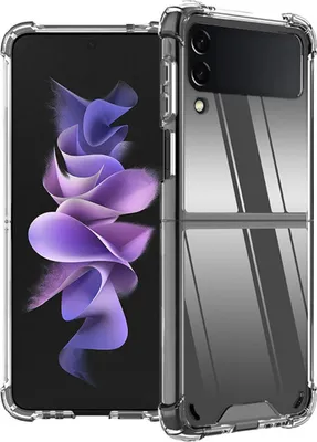 Zdjęcie produktu dla Etui do Samsung Galaxy Z FLIP 3 5G - odporne na wstrząsy, przezroczyste etui na telefon komórkowy, odporne na zarysowania, ultracienkie etui ochronne Phonillico®