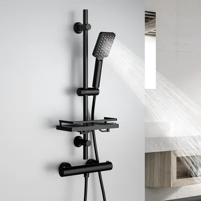 Produktbild von Thermostatische Duschsysteme - Duscharmaturen - Duschsets - Duschablagen - Mischbatterien