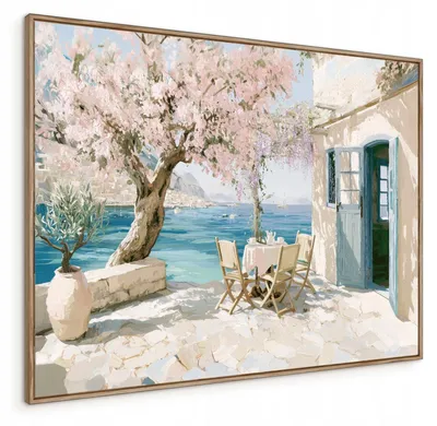 Obrázek produktu pro STYLER Obraz na stěnu 60x80 cm Decobox v rámu "floating", prémiová dekorace do obývacího pokoje, ložnice nebo kanceláře, abstraktní styl, Decobox