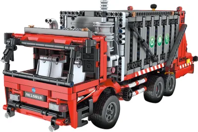 Produktbild von 15019 - Müllwagen (Mould King) Klemmbausteine