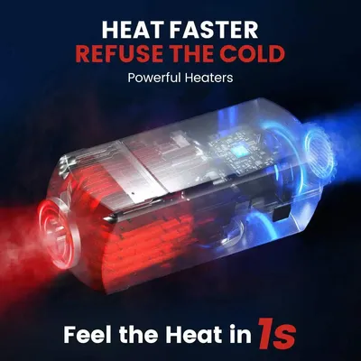 Imagen del producto de Calentador de estacionamiento diésel - 5-8 kW - 12V - Depósito de 10 litros - Color