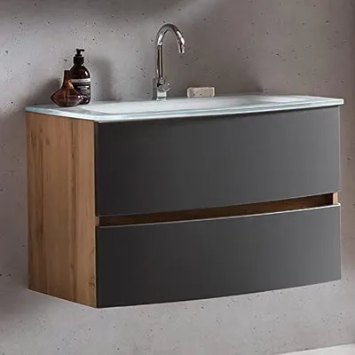 Produktbild von Waschbeckenunterschrank mit Waschbecken KOPENHAGEN