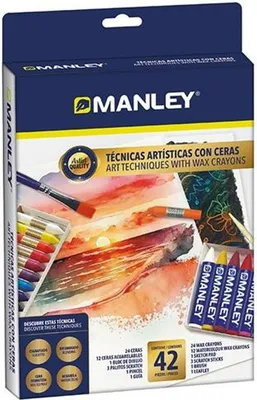 Immagine prodotto di Pastelli colorati Manley 42 pezzi Multicolore