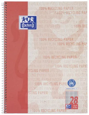 Produktbild von Oxford Collegeblock "Recycling" DIN A4+ 80 Blatt kariert