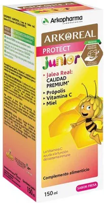 Zdjęcie produktu dla Arkopharma Arkoreal Protect Junior Erdbeersirup 150 ml
