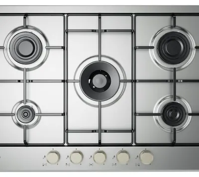 Produktbild von De'Longhi YLG 75 F Einbau-Gaskocher mit 5 Brennern, 75 cm, Edelstahl