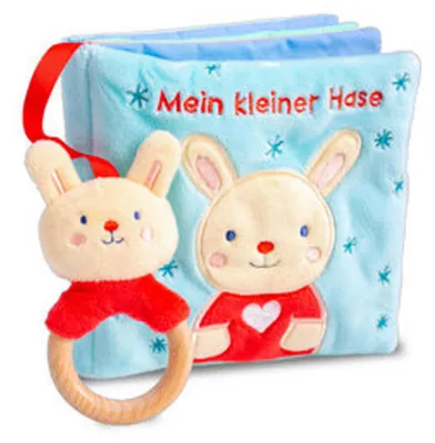 Produktbild von Mein Kuschelbuch mit Holzring - Hase