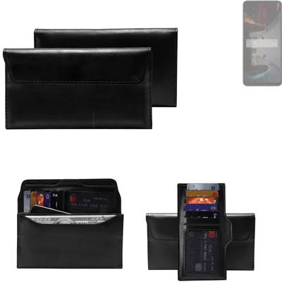 Produktbild von K-S-Trade Handy Hülle kompatibel mit Xiaomi POCO X5 5G Schutz Hülle Tasche Schutz Case Handytasche Kunstleder schwarz, 1x