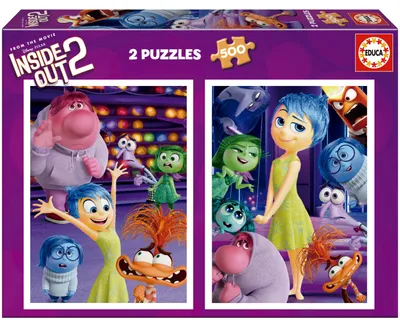 Produktbild von Educa Puzzle Inside Out 2 - 2x500 Teile Disney Film Puzzle
