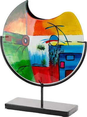 Produktbild von GILDE Vase rund Milano mehrfarbig H. 39 cm, 61433
