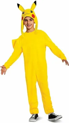 Zdjęcie produktu dla Pokemon Pikachu kostium karnawałowy żółty przebranie 127-136 cm (7-8 lat)