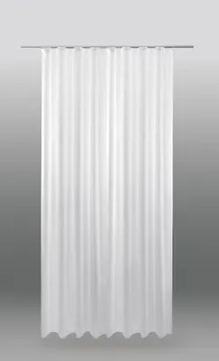 Produktbild von Dekoschal mit Universalband Transparent Gardine Voile B300 - L245, Farbe: weiß - perlweiß