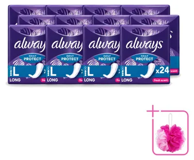 Produktbild von 12 x Always Inlegkruisjes Long Fresh Scent - Sparpackung - 12 Stücke