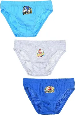 Produktbild von Sonic the Hedgehog Kinder-Unterhosen 3er Pack 3/4 Jahre