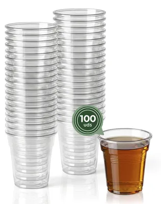 Productafbeelding van 100 Herbruikbare Plastic Bekers voor Feesten en Evenementen