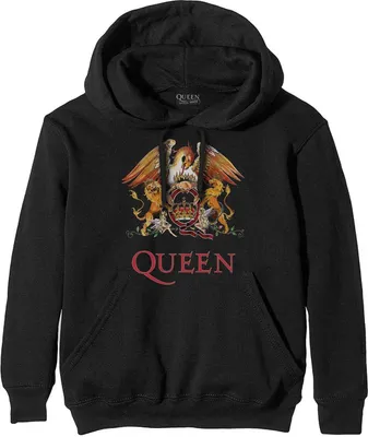 Image de Queen - Sweat à capuche "Classic" pour homme/femme unie RO1956 (M) (Noir)