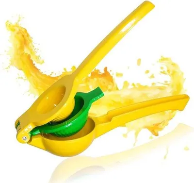 Produktbild von 2in1 Zitronenpresse Handbetriebene Zitronenpresse Gelb Klein