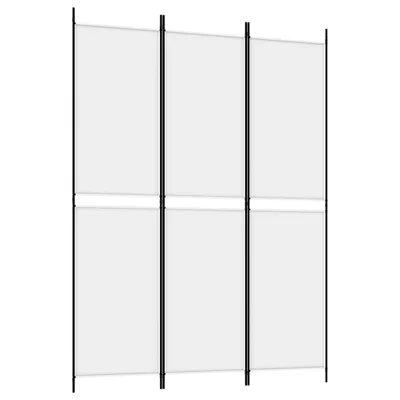 Obrázok produktu pre vidaXL 3-dielny paraván biely 150x200 cm látka