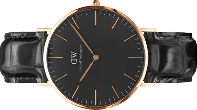 Produktbild von Daniel Wellington DW00100129 Herren-Armbanduhr, Edelstahl-Gehäuse, Leder-Armband