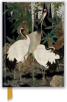 Zdjęcie produktu dla Ashmolean: Cranes, Cycads and Wisteria by Nishimura So-Zaemon XII (Foiled Journal)