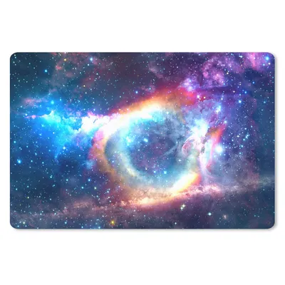 Produktbild von MuchoWow® Mauspad Mousepad Weltraum - Regenbogen - Sterne 27x18 cm - Mousepads - Maus Mat - Pad - Mausunterlage - Büroartikel - Desk Matten