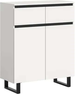 Produktbild von Kommode Tomasa | weiß / schwarz