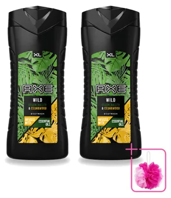 Produktbild von 2 x Axe Wild Mojito & Zedernholz Duschgel 400 ml - Sparpackung - 2 Stücke
