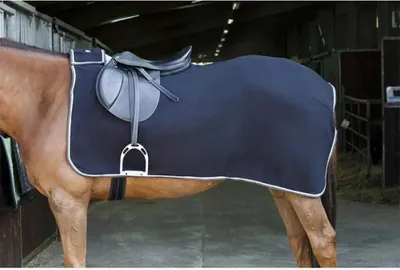 Produktbild von Riding World Polar Abschwitzdecke Für Pferde Schwarz 140 cm Schwarz 140 cm