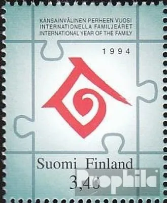Produktbild von Briefmarken Finnland 1994 Mi 1268 (kompl.Ausg.) postfrisch Familie