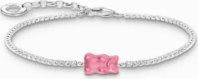 Produktbild von Thomas Sabo - A2187-052-9-L19V - Armband - Damen - Goldbär rosa - 16-19cm
