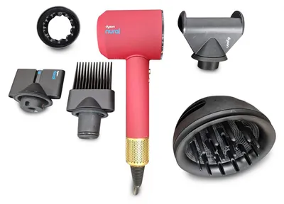 Produktbild von Dyson 594823-01, 13,3 l/s, 100 °C, Gold, Rot, 1,73 m, 1600 W, 220 V