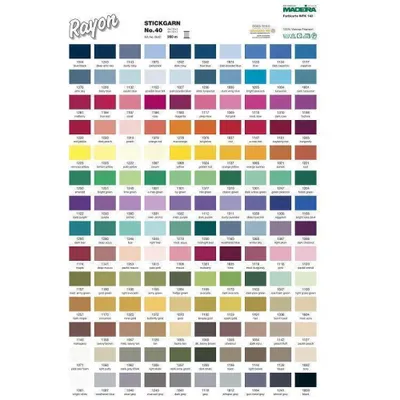 Produktbild von Madeira 9840 1001, Nähmaschine, Weiß, Rayon, 200 m