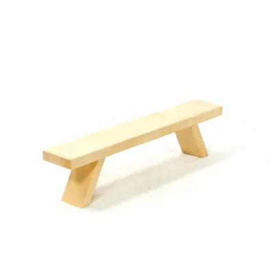 Produktbild von Holz-Schwibbogenbank, ca. 40 x 7 x 10 cm, natur