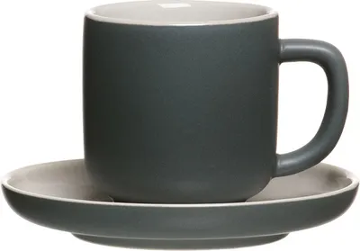 Produktbild von Ritzenhoff & Breker JASPER Espressotasse mit Untertasse 100 ml grau