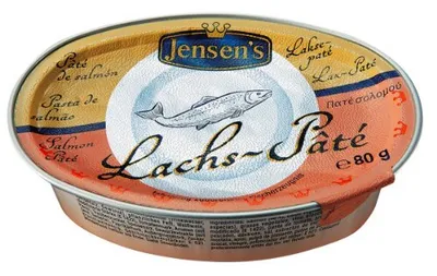 Produktbild von Jensens Lachs Pate edle Pastete mit Lachs würzig streichzart 80g
