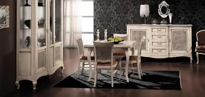 Produktbild von Möbel Einrichtung Gruppe Tisch + 4 Stuhl Set 5tlg. Esstisch Garnitur Esszimmer