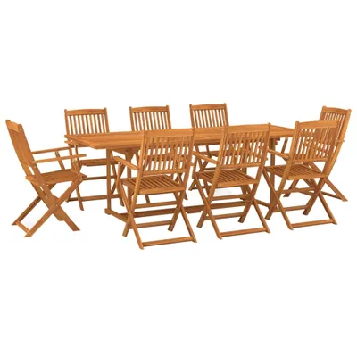 Obrázek produktu pro vidaXL 9dílný zahradní jídelní set 220x90x75 cm z masivního dřeva akácie