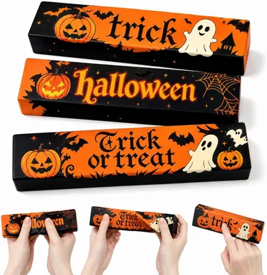 Produktbild von 3 Stück Butter Squishy fur Halloween, Butterstick Quetschspielzeug, Squeeze Toy, Langsam Aufsteigendes Butter Form Sensorik Spielzeug, Zur Entspannung