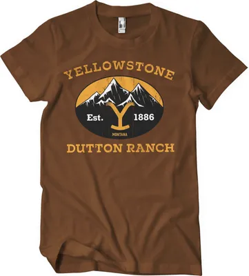 Produktbild von Dutton Ranch Montana - Est. 1883 T-Shirt - Medium - Brown