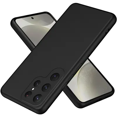 Obrázek produktu pro Pouzdro pro Samsung Galaxy S25 Ultra Tekuté Silikonové Měkké Ochranné Pouzdro černé
