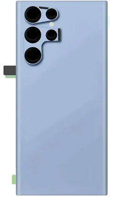 Immagine prodotto di Clappio, vetro posteriore di ricambio per Samsung Galaxy S22 Ultra, blu