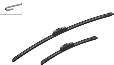 Zdjęcie produktu dla Pióro Wycieraczki Aerotwin Retro Podwójne 600/340Mm Toyota, Nissan, Ford, Mitsubishi, Mazda, Honda, Tata,