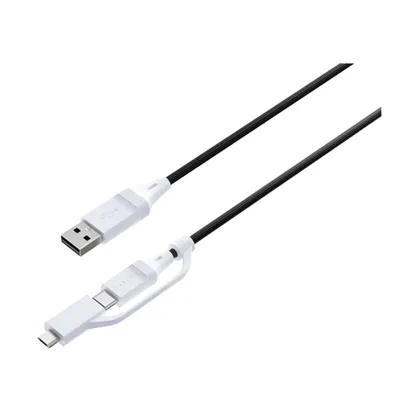 Image de Raptor Gaming RG-CC200-W Raptor Gaming Ladekabel 2in1 CC200 Playstation 4&5 2,7m