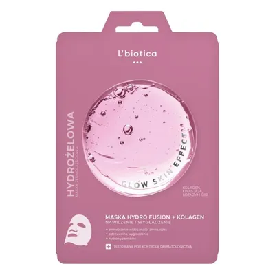Zdjęcie produktu dla L'Biotica PHF Kolagen Nawilżenie & Wygładzenie Hydrożelowa Maska do twarzy