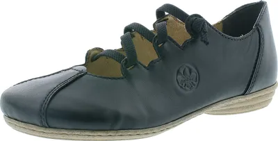 Produktbild von Rieker 53973-00 Damen Schuhe Ballerinas Halbschuhe Slipper , Größe:38 EU, Farbe:Schwarz