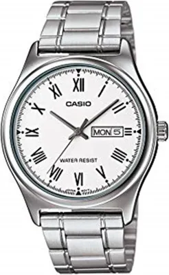 A close-up studio shot of a men's wristwatch.